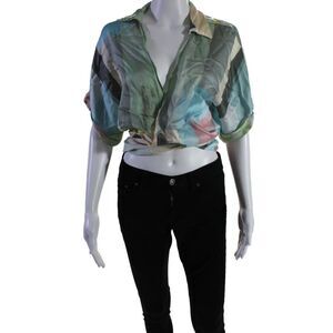 Just BEE Queen Womens Chiara Top Multicolored Size 10 16243489